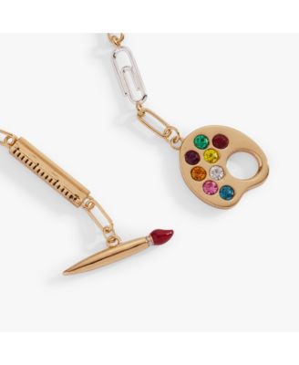 'Teacher's Pet' Multi Charm Toggle Bracelet