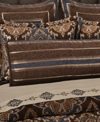 Sofia Chenille Stripe Bolster Decorative Pillow, 15" x 52"