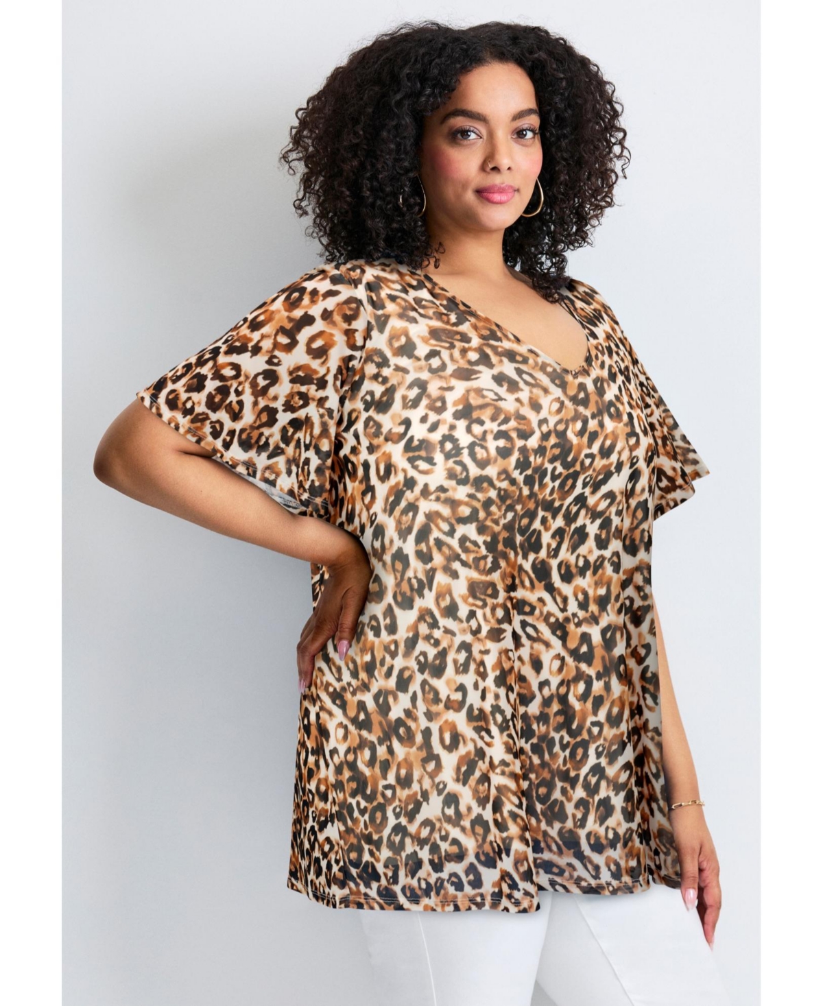 Avenue Women's Mesh Swing Tunic