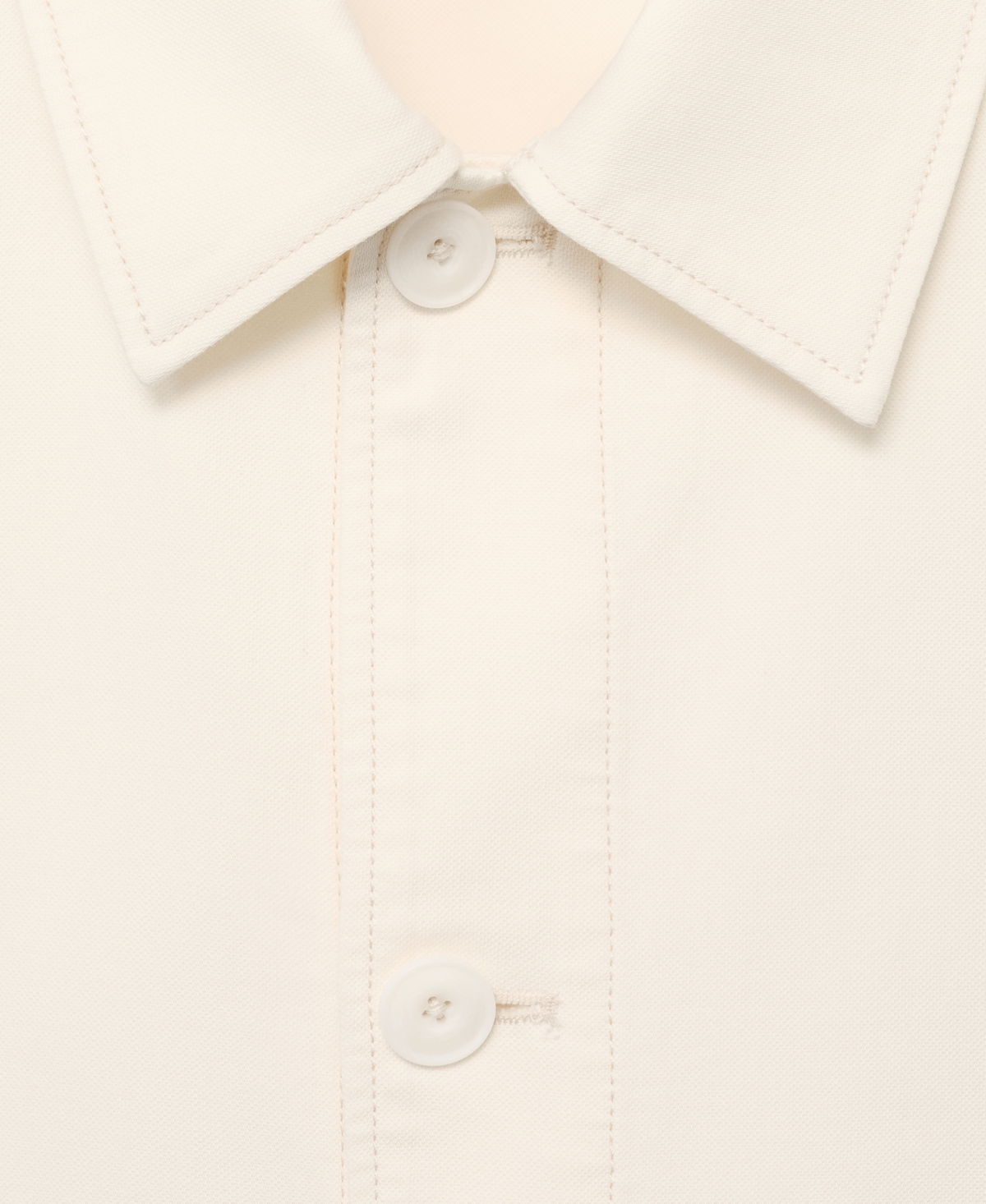 Mango Men's Buttons Straight Cotton Jacket