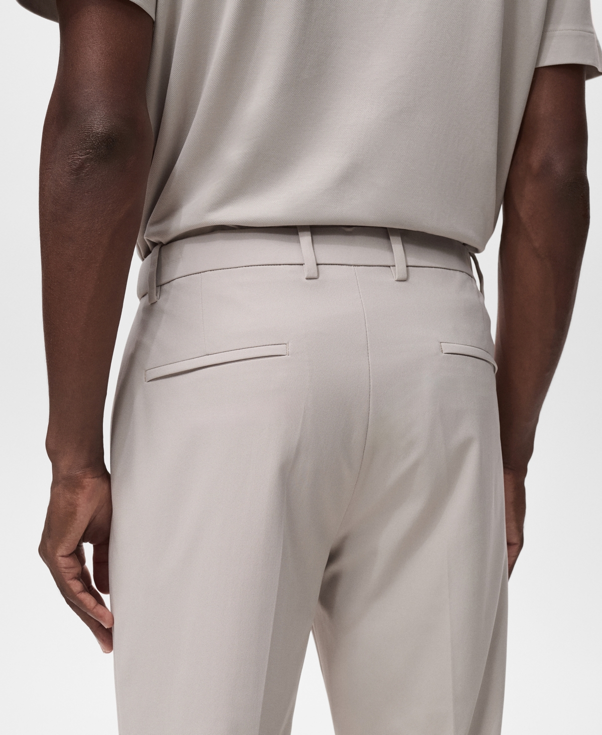 Mango Men's Zurich Slim-Fit Thermolite Suit Pants