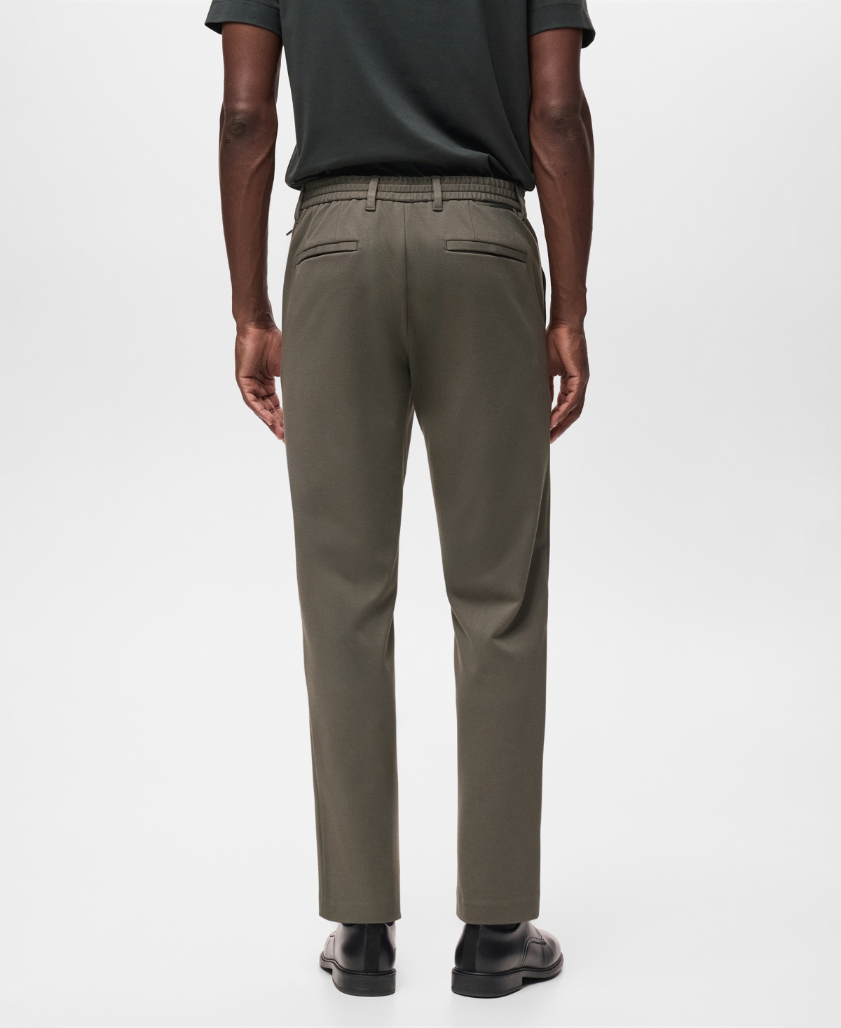 Mango Men's Stretch Fabric Slim-Fit Pants