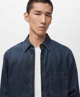 Men's Pocket Denim Overshirt