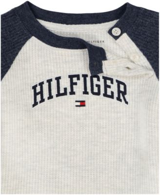 Baby Boys' Crewneck Top and Thermal Joggers, 2-Piece Set