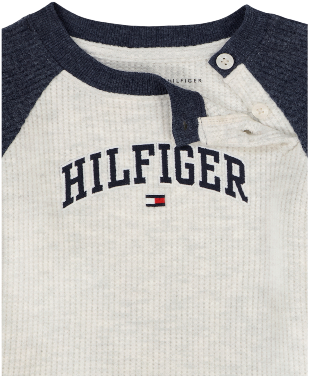 Tommy Hilfiger Baby Boys 2-Piece Crewneck Top and Thermal Joggers Set