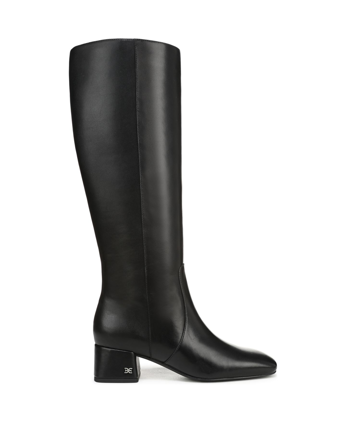 Женские ботинки Sam Edelman Porter Knee High Zipper Boots, Regular & Wide Calf, цвет: Чёрный кожаный — фото 2