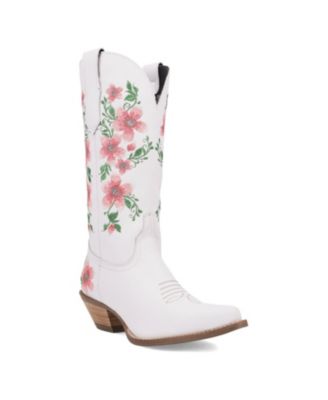 Women's Shoes Designed With Floral Embroidery(Posie) - Boots.