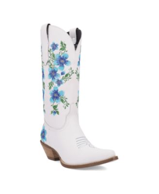 Women's Shoes Designed With Floral Embroidery(Posie) - Boots.