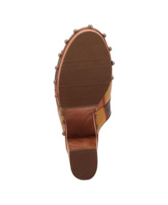 Women's Mosaic Wooden Sandal
