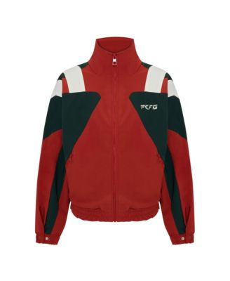 Women's Oversized Nylon-Blend Boomerang Track Jacket