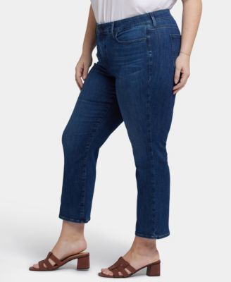 Plus Size Marilyn Straight Ankle Jeans