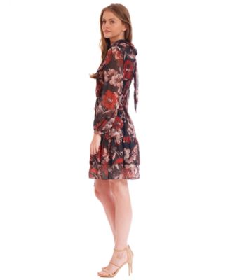 Women's Long-Sleeve Short Dress