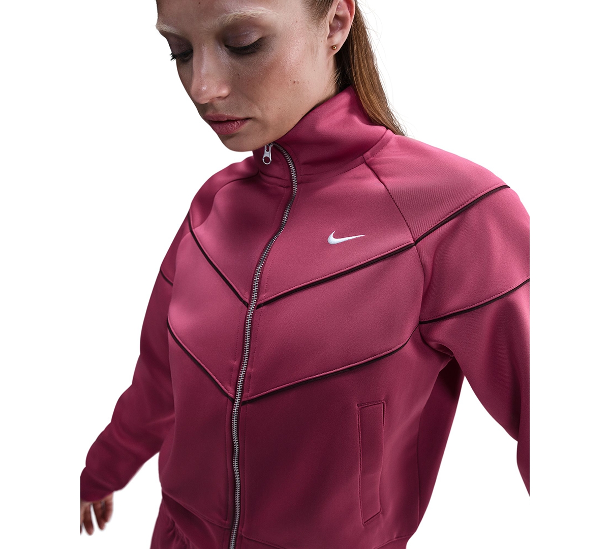 Nike Sportswear Women's Windrunner Knit Zip Jacket In Purple