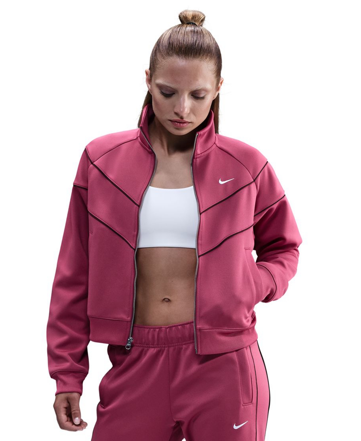 Nike Sportswear Women's Windrunner Knit Zip Jacket In Purple