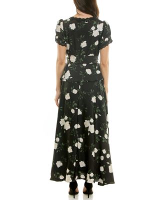 Women's V-Neck Short-Sleeve Dress