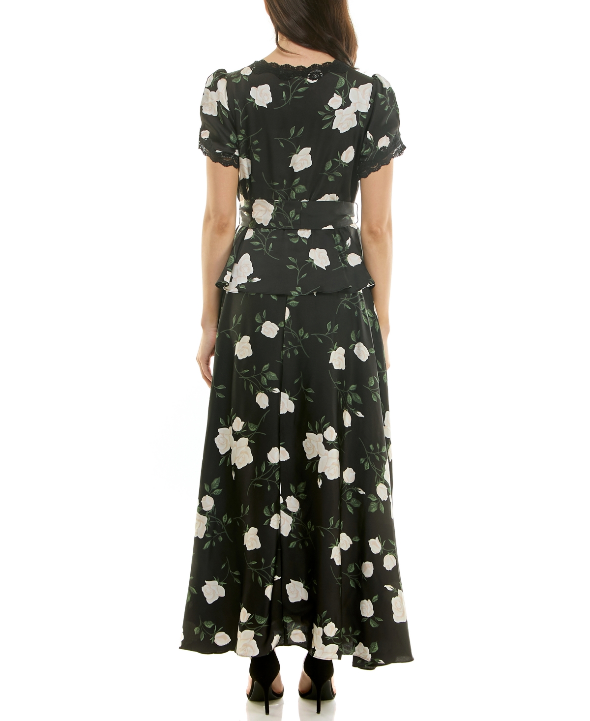 Taylor Women's V-Neck Short-Sleeve Dress