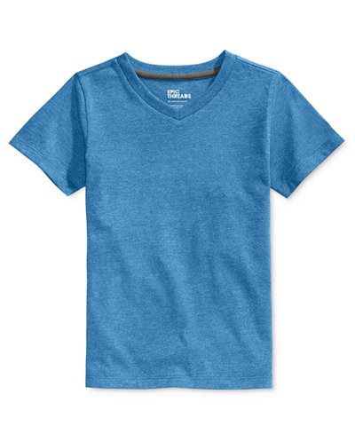 Epic Threads Boys' Single Dyed V-Neck T-Shirt, Only at Macy's