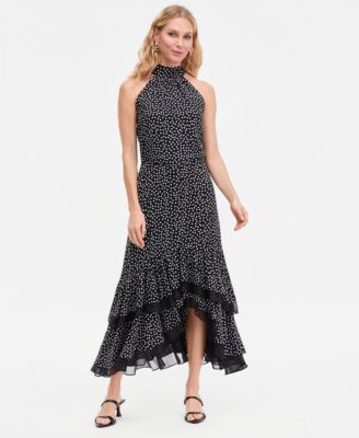 Women's Dot-Print Halter Top, Macy's Exclusive