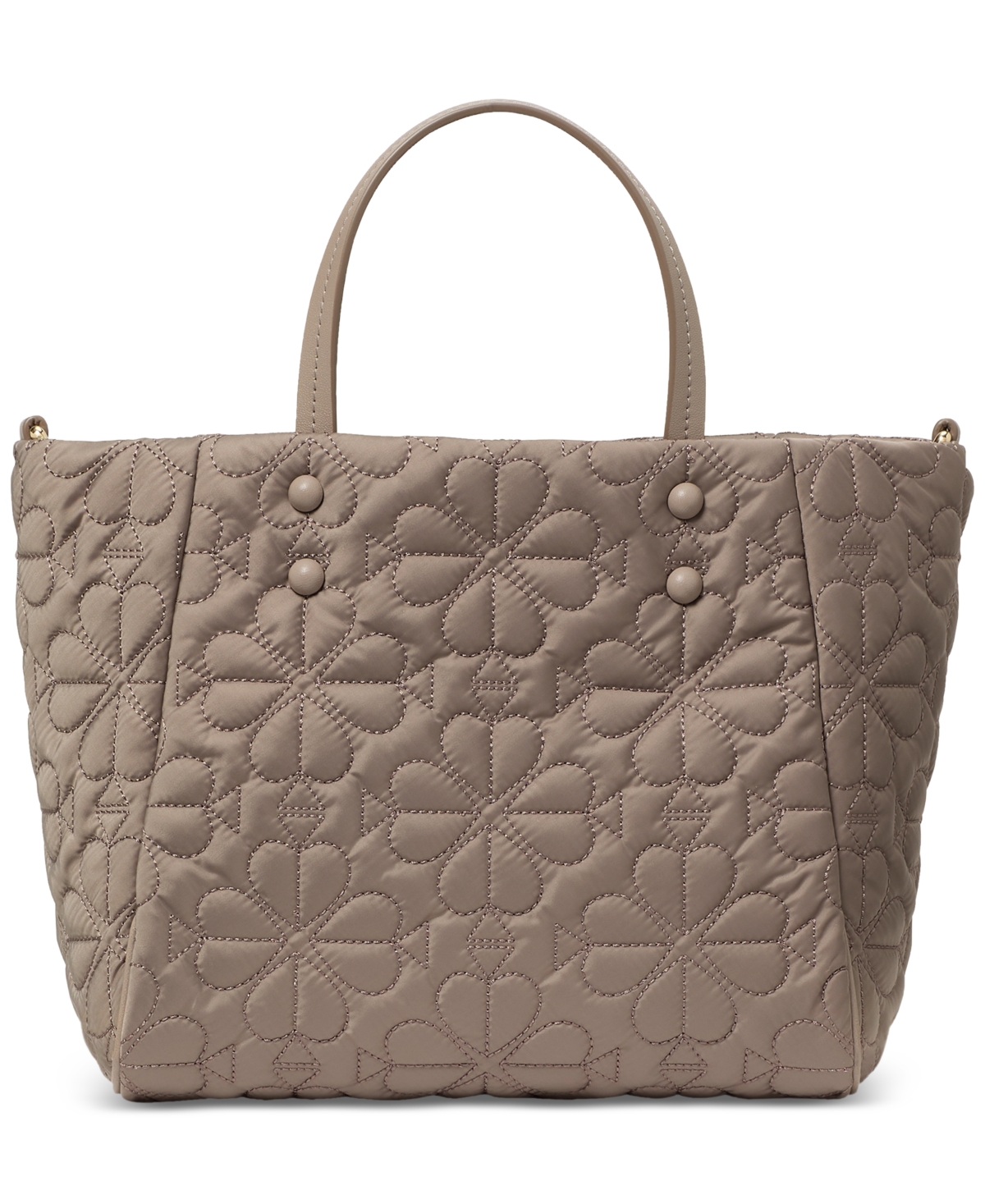 Kate Spade Tilly Small Quilted Crossbody Tote Bag In Gray
