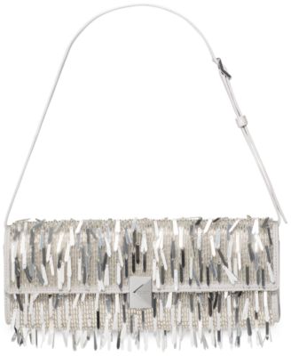Embellished Fringe Mini Shoulder Bag