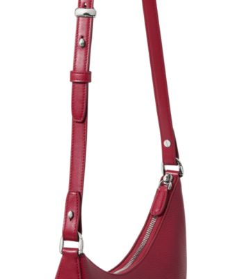 Duo Medium Pebbled Leather Crossbody Bag