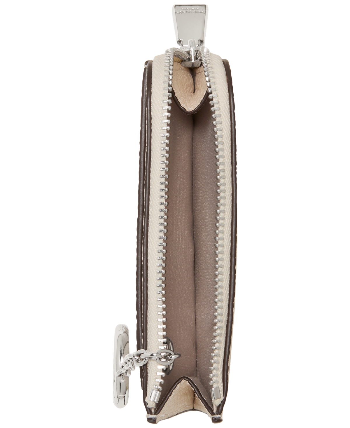 Kate Spade Mini Zip Card Case In Brown