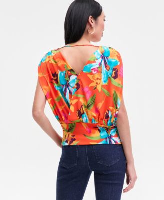 Women's Surplice V-Neck Top, Exclusively at Macy's