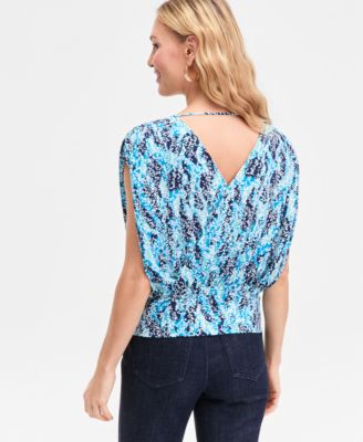 Women's Surplice V-Neck Top, Exclusively at Macy's