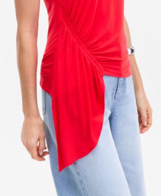 Women's Luxe Layering Side-Ruffle Tank, Macy's Exclusive