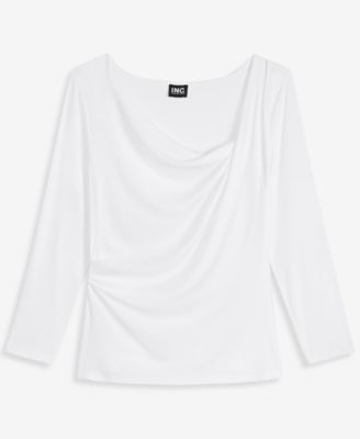 Women's Draped Cowl-Neck Top, Macy's Exclusive