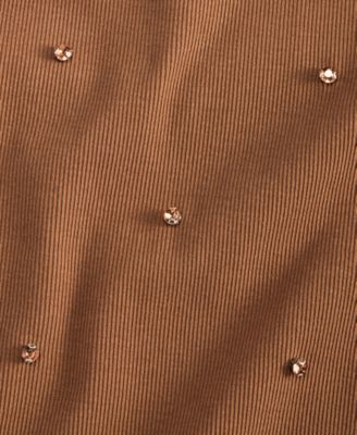 Women's Crystal Embellished Halter Tank Top, Macy's Exclusive