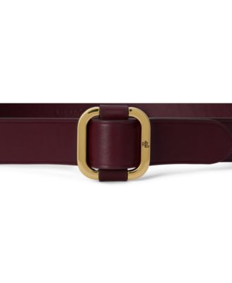 Women's Slide Buckle Leather Belt