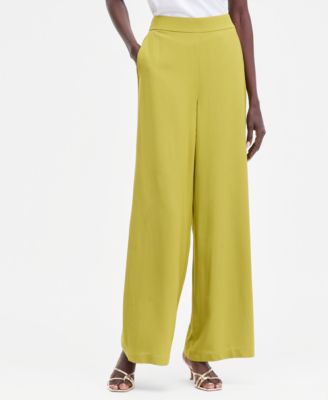 Women's High-Rise Wide-Leg Pants, Macy's Exclusive