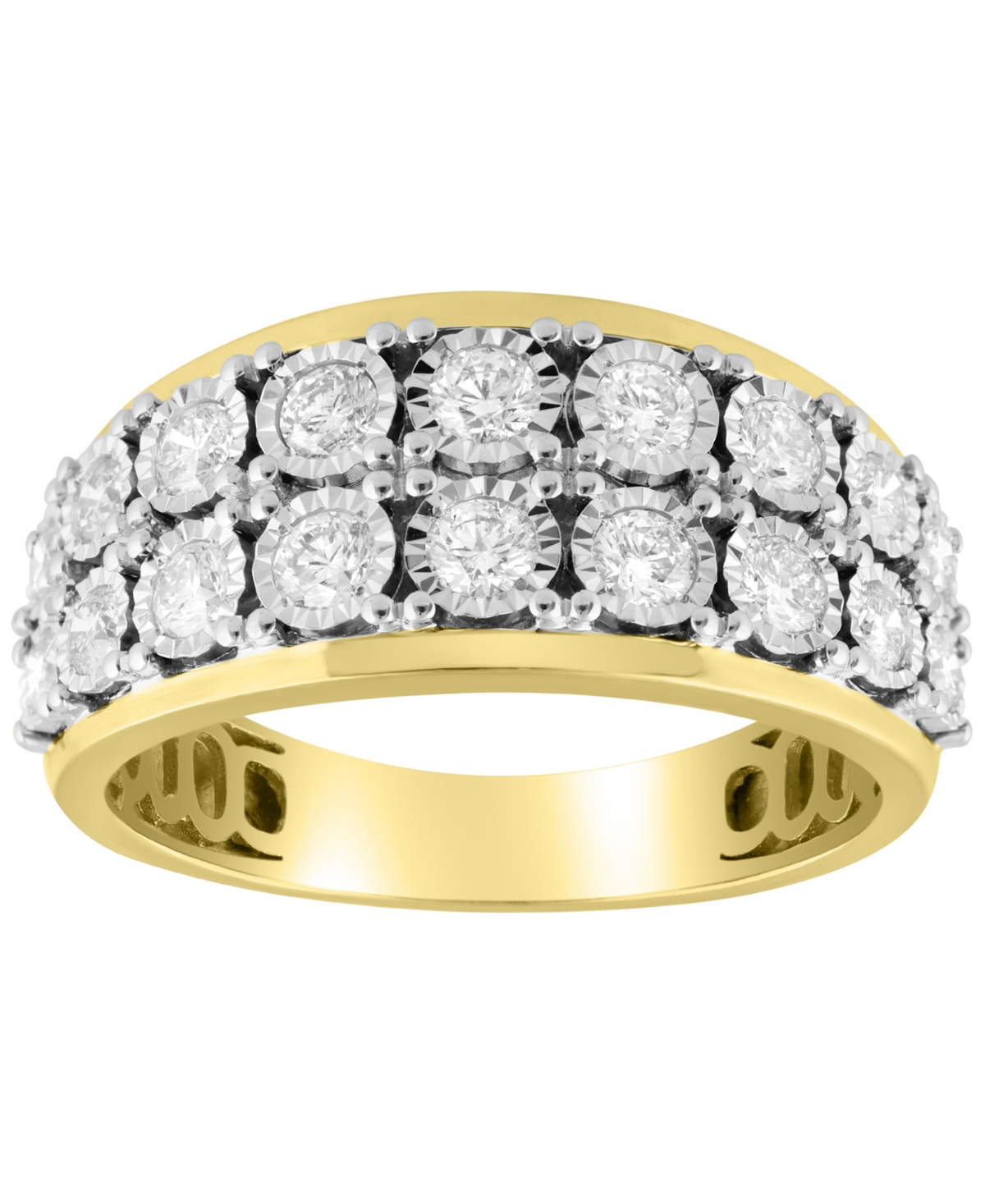 Macy's Diamond Ring (3/4 Ct. T.w.) In 14k Yellow Gold In Gold
