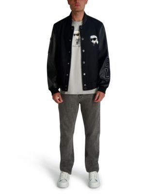 Men's Flat Head Karl Varsity Bomber Jacket