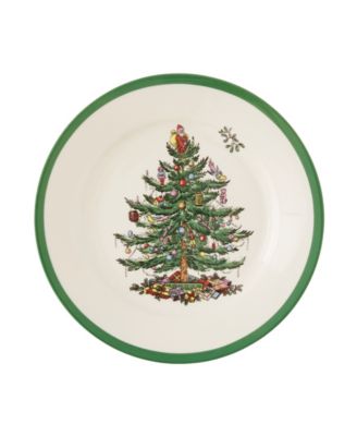 Christmas Tree Salad Plates, Set of 8
