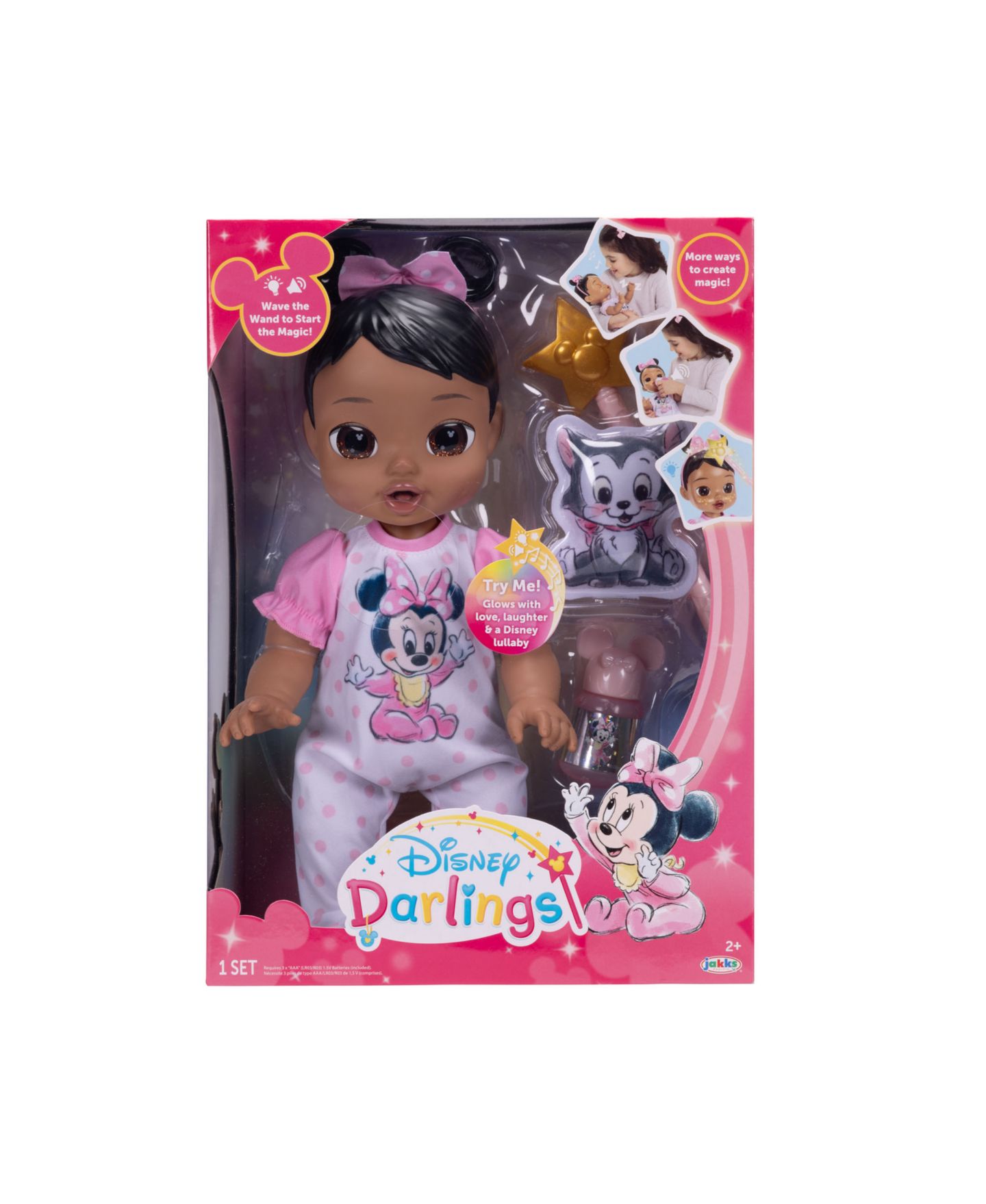 Детская кукла Disney Darlings Deluxe Minnie Light Brown Hair, Brown Eyes Feature Doll — фото 10
