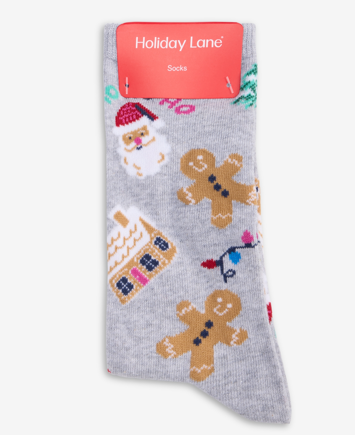 Holiday Lane Women's Holiday Crew Socks, Created For Macy's In Blue