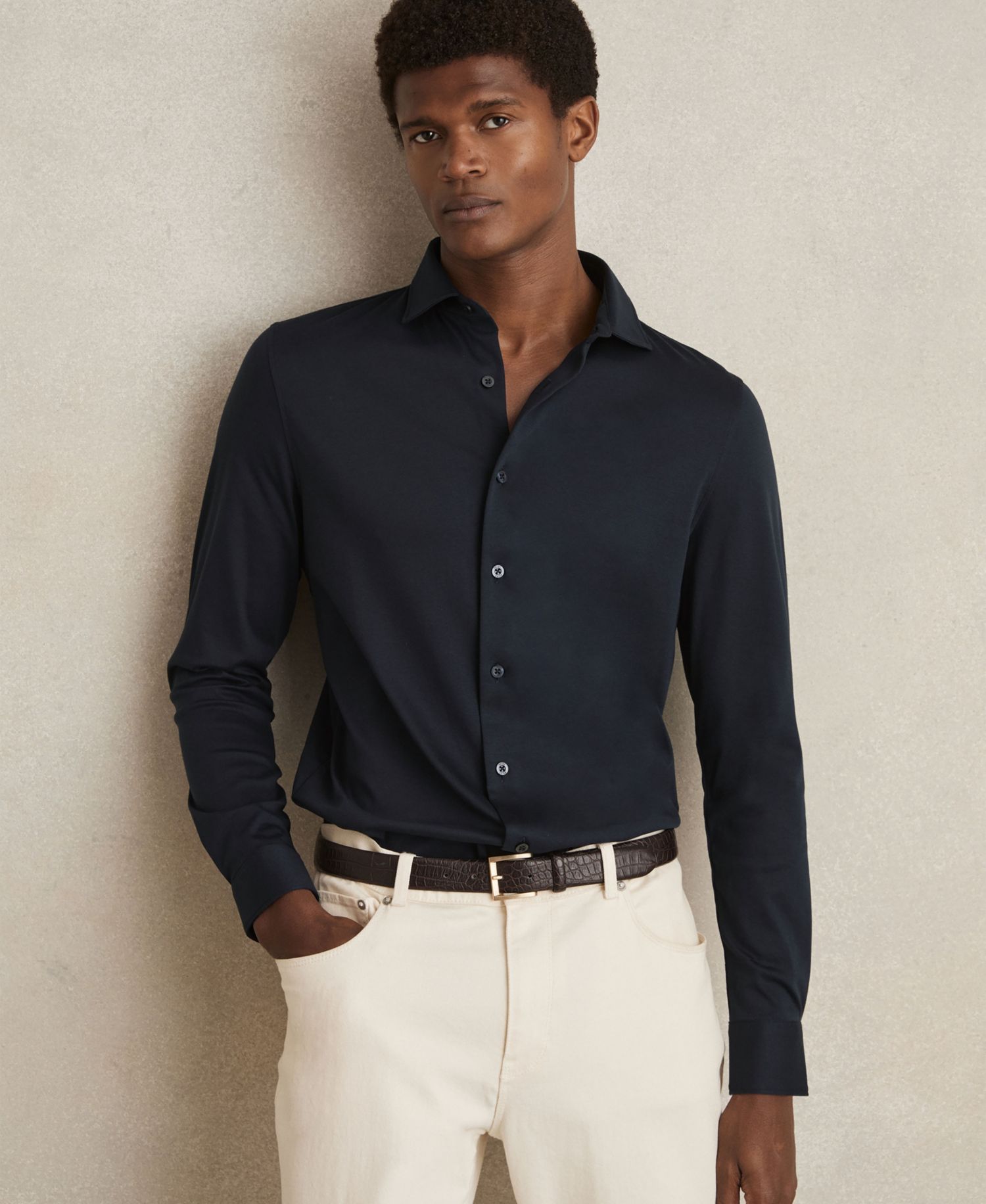 Men's Duke Air-Water Cotton Button-Through Shirt
