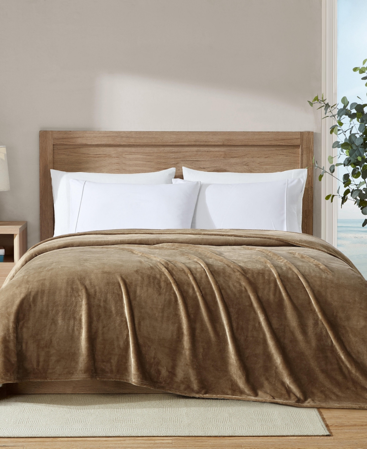 Nautica Soft Tides Plush Blanket, Full/Queen