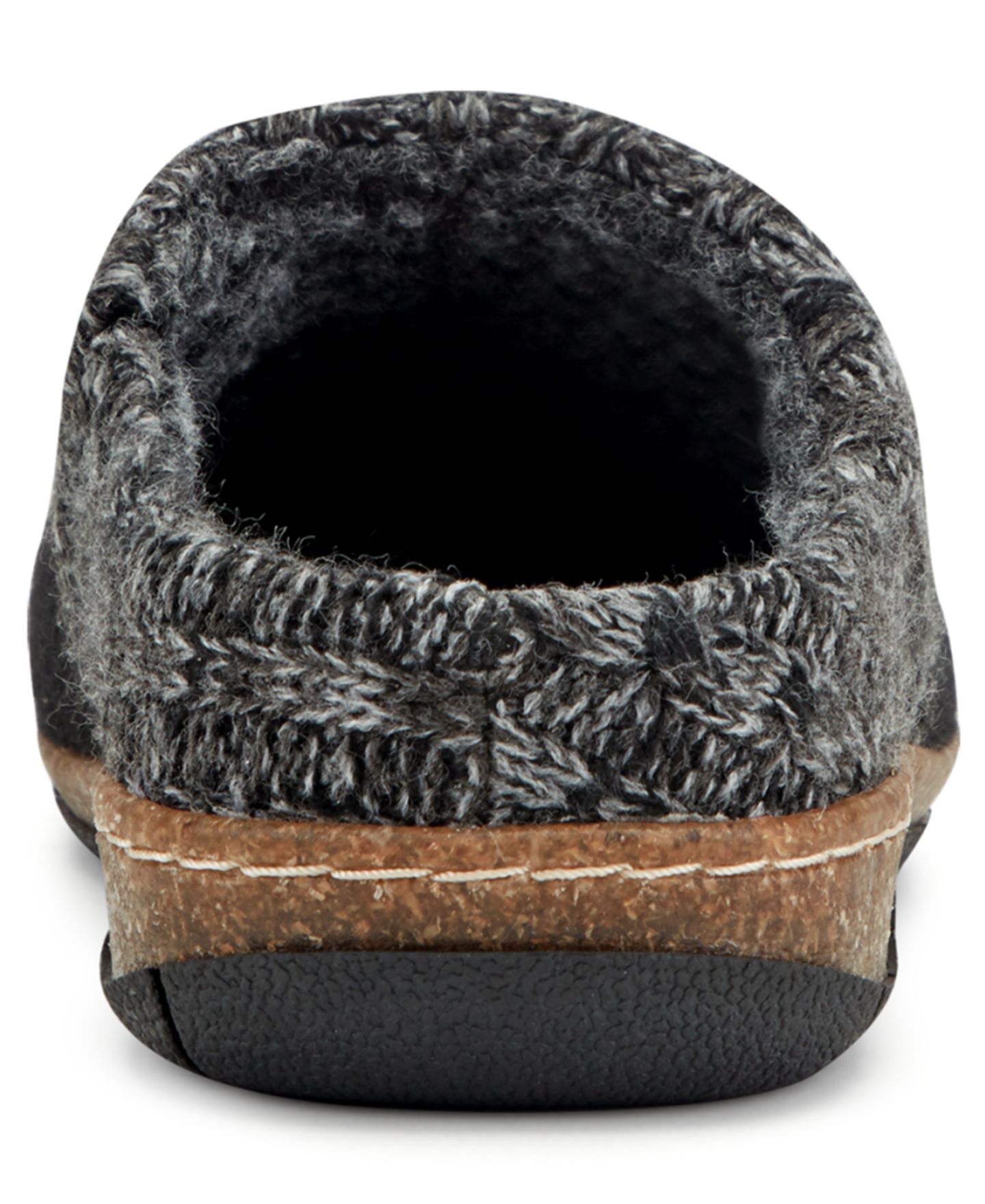 Женские сабо Earth Elyot Knit Cuff Cozy Slip-On, цвет: Чёрный — фото 3