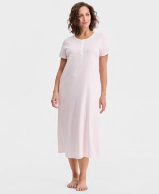 Women's Cotton Short-Sleeve Nightgown
