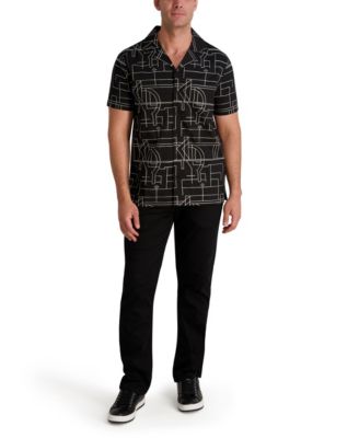Men's Camp Collar Woven Shirt