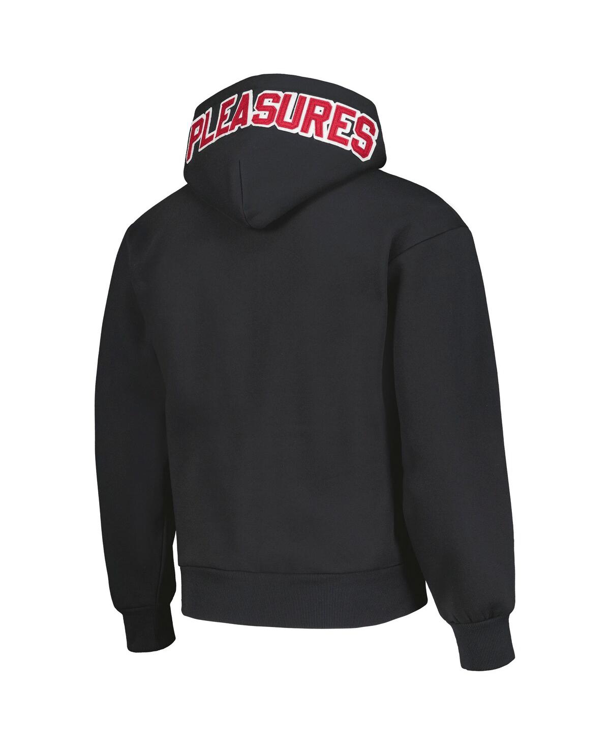 Pleasures Men's Black Chicago Cubs Opening Day Full-zip Hoodie In Black