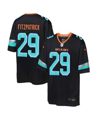 Nike - Big Boys and Girls Minkah Fitzpatrick Pitch Blue Miami Dolphins 2025 Rivalries Collection Game Jersey