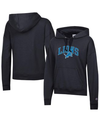 Champion - Women's Black Detroit Lions Powerblend Hoodie