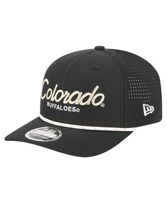 New Era Men's Black Colorado Buffaloes Script Performance Rope 9SEVENTY ...
