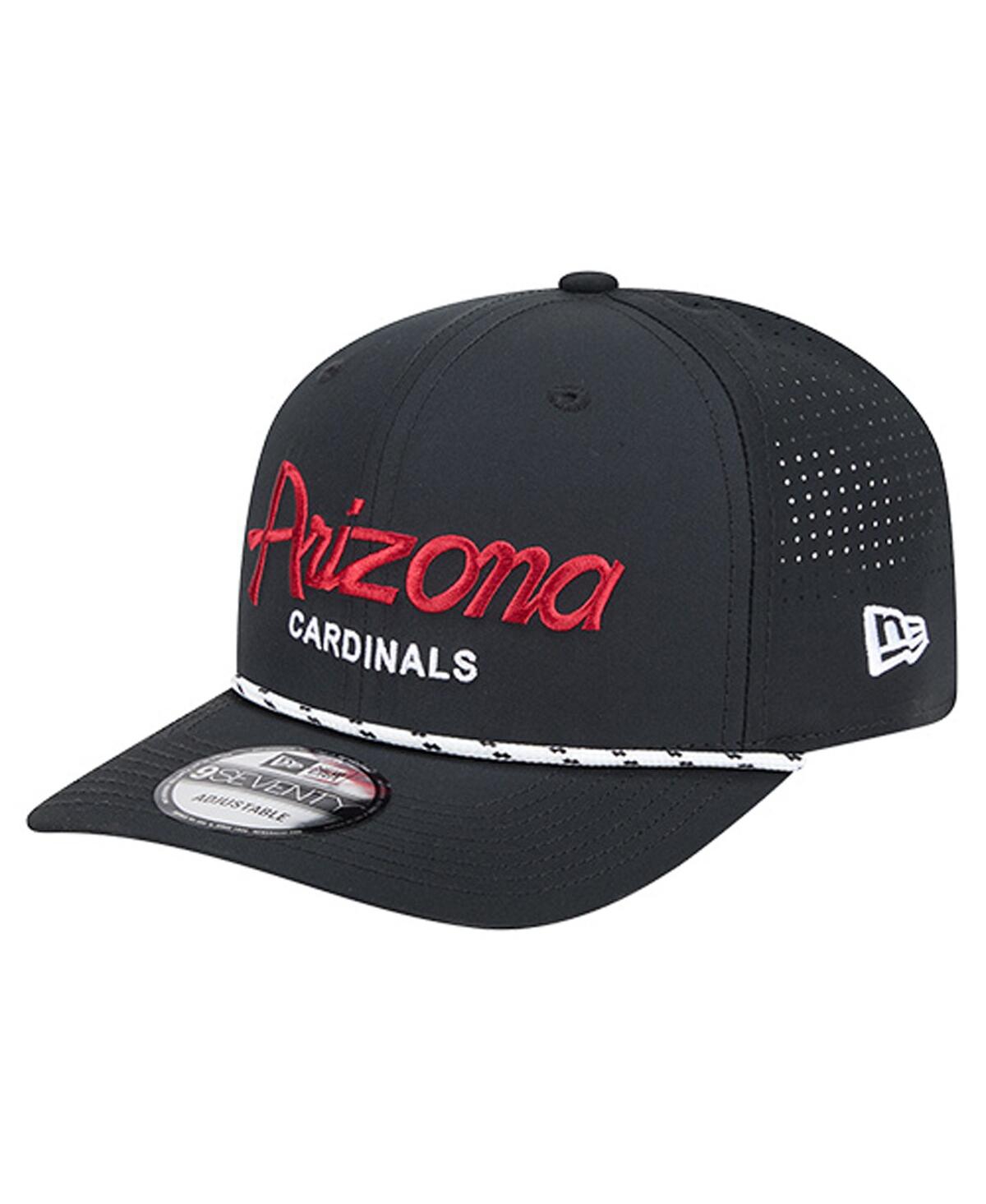 New Era Men's Black Arizona Cardinals Script 9SEVENTY Adjustable Hat