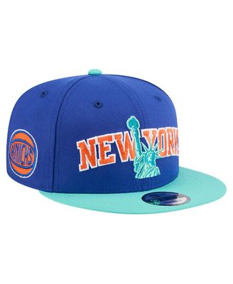 New Era - Men's Blue/Turquoise New York Knicks 9FIFTY Snapback Hat