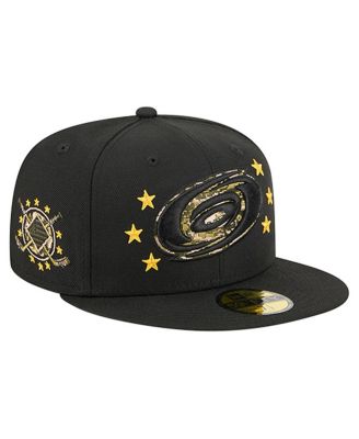 New Era - Men's Black Carolina Hurricanes Military Appreciation Digital Camo Stars 59FIFTY Fitted Hat